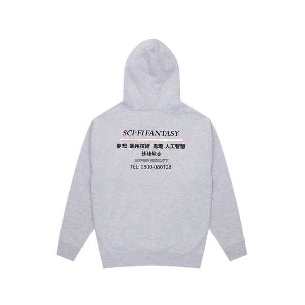 Heather Grey Traditional Flag Logo Club Fleece Hoodie