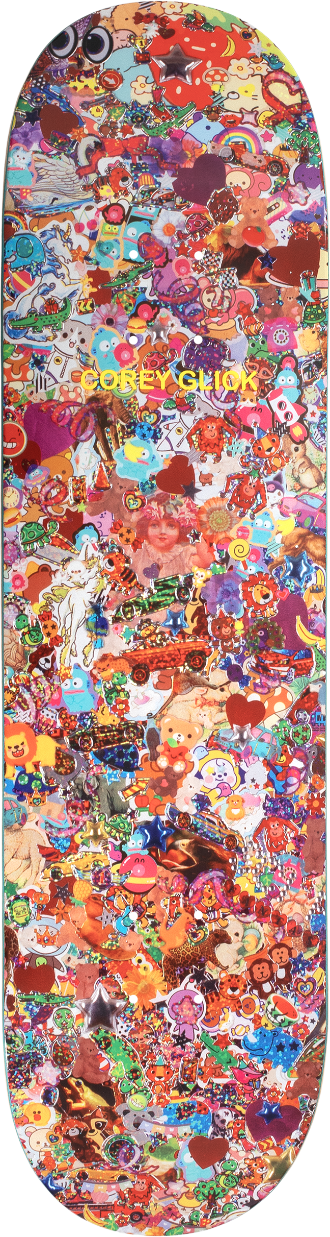 Corey Glick Sticker Collage Board